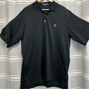 Polo Golf by Ralph Lauren Vintage Men's Black Crest Polo Shirt